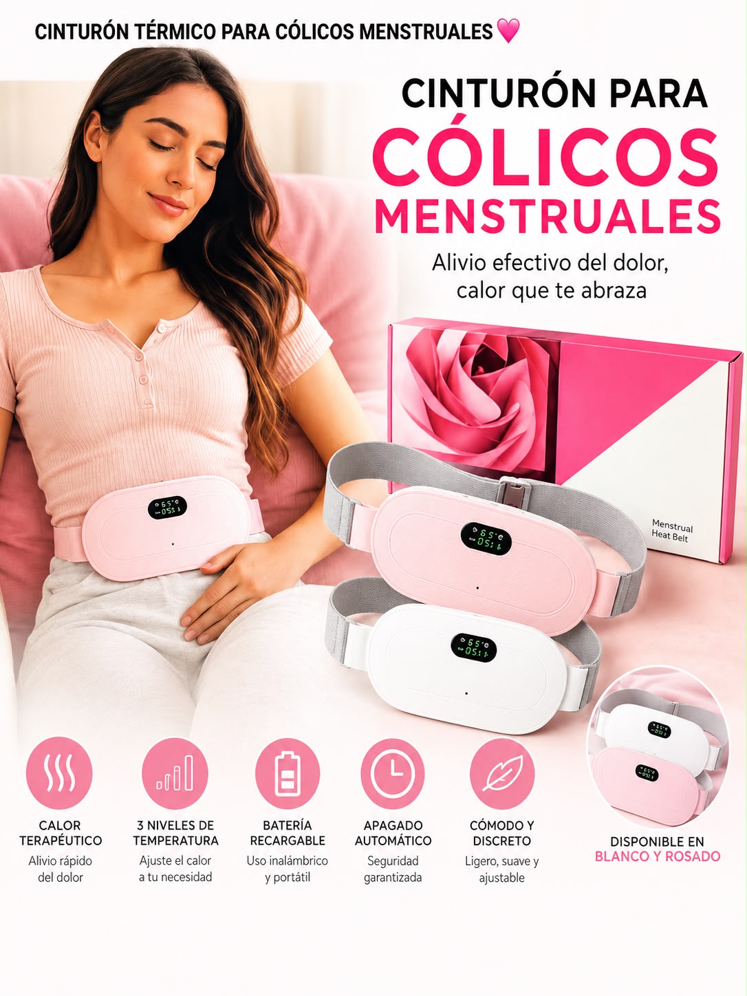 CINTURON PARA COLICOS MESTRUALES